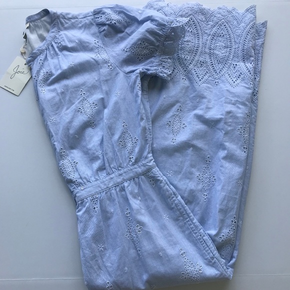 Joie Charae Midi Shirtdress desert sky blue Size 6 - Picture 4 of 6